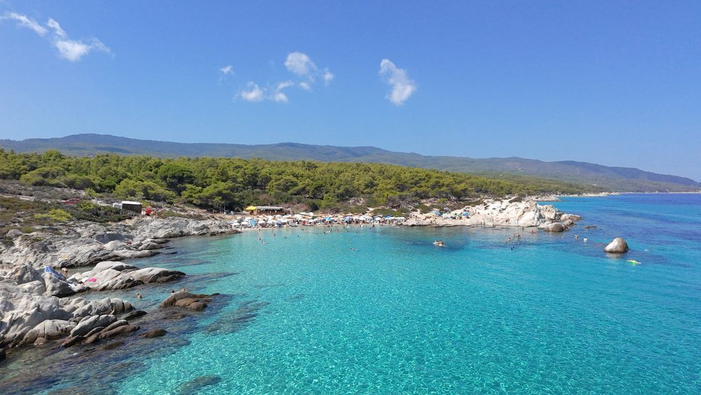 sithonia con drone penisola calcidica