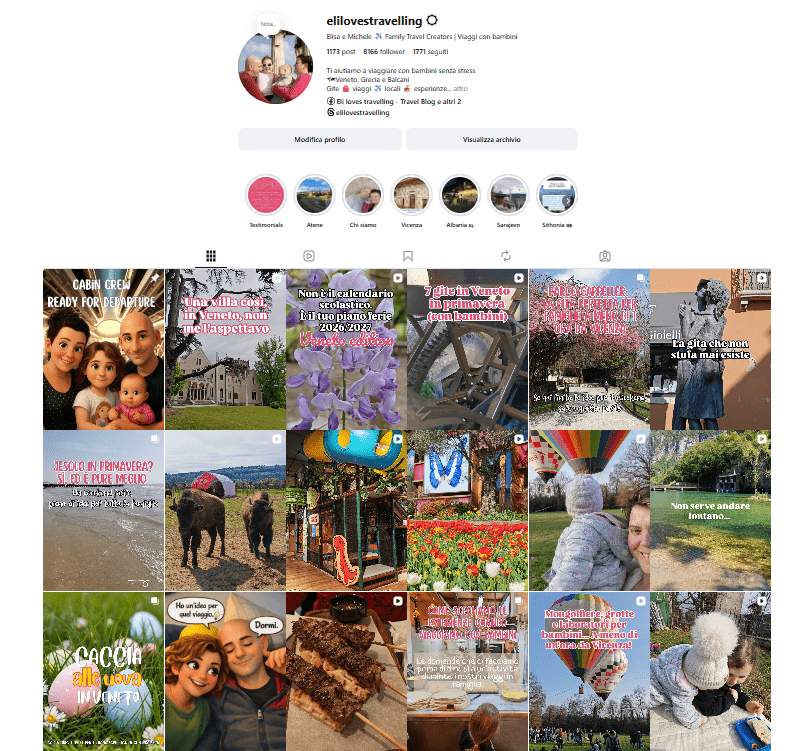 Instagram profile screenshot